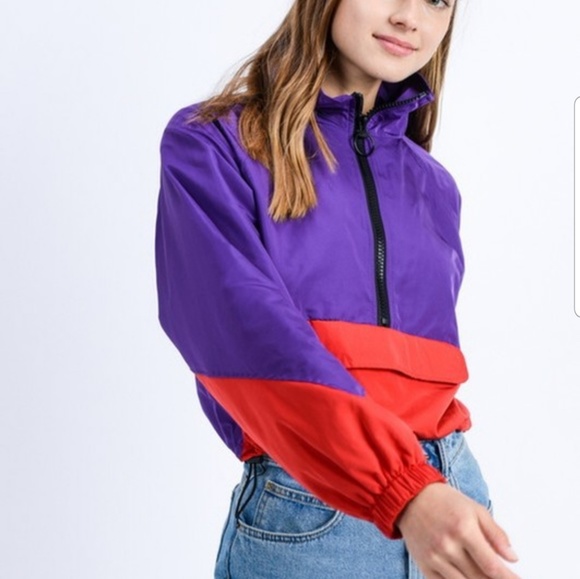 Color Block Windbreaker - Picture 3 of 3